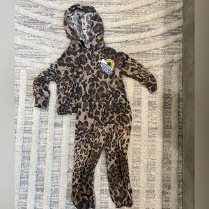 Pixielane "Whatever" Leopard Print Matching Set